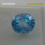 RATTI-7.12(6.47CT) LAB TESTED NATURAL BLUE ZIRCON BLUE ZIRCAN VENUS GEMS ZIRCON